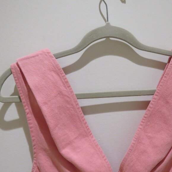 MARQUES' ALMEIDA Fringed Hem Top in Drill Pink Denim Preppy Feminine Y2K NWT - Picture 8 of 15